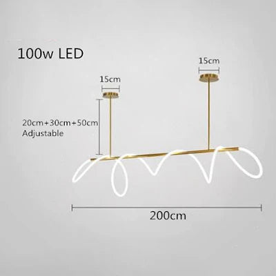 Chandelier Dimmable Long Wall Light decorative lighting detail