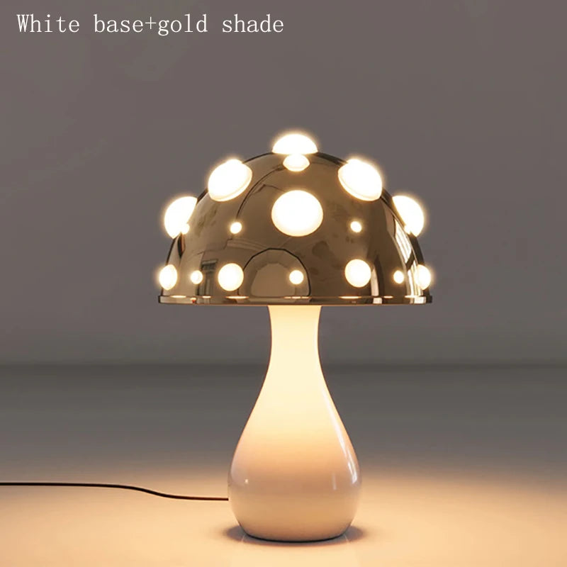 Tall Amanita Mushroom Table Lamp – Nature-Inspired Elegance