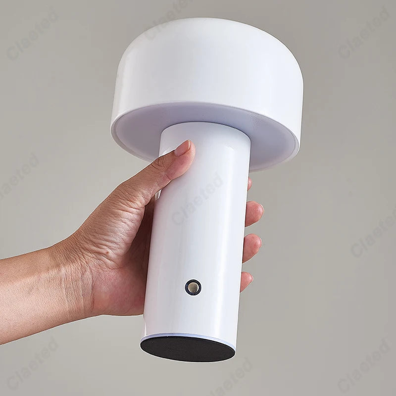 Portable Stylish Mushroom Lamp – USB Rechargeable & Touch Control