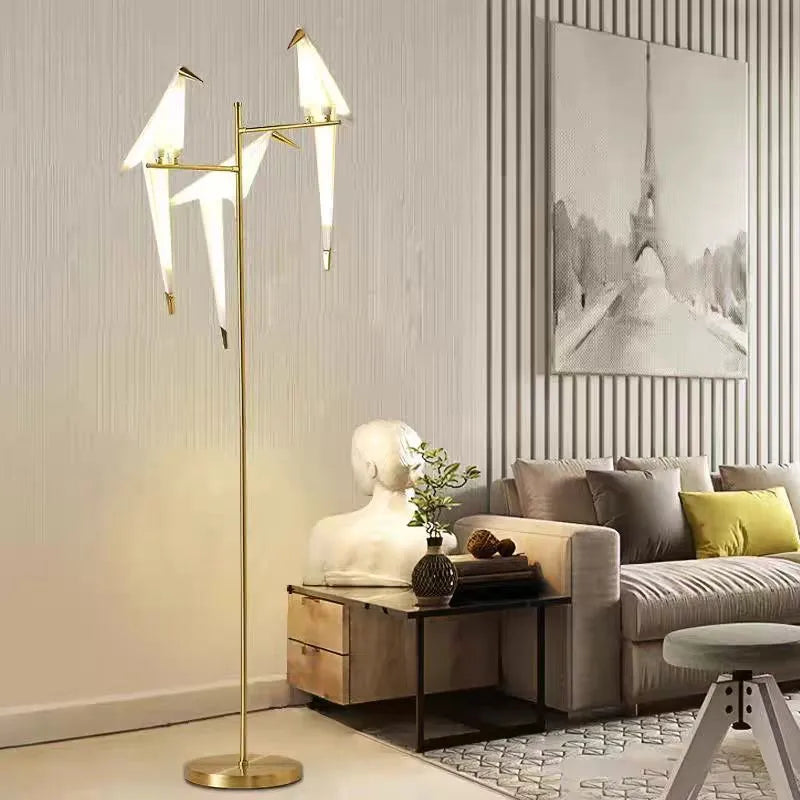 Aves Perch LED Floor, Table, Wall Lamp