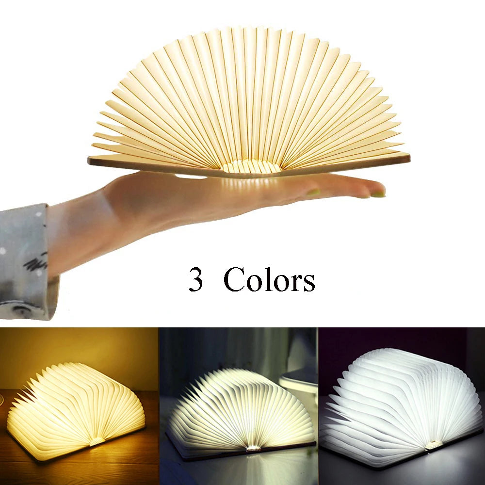 LuminFold Book Night Light