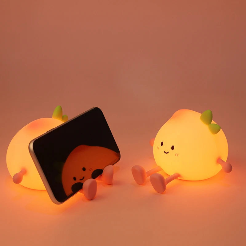 Peach Silicone Nightlight