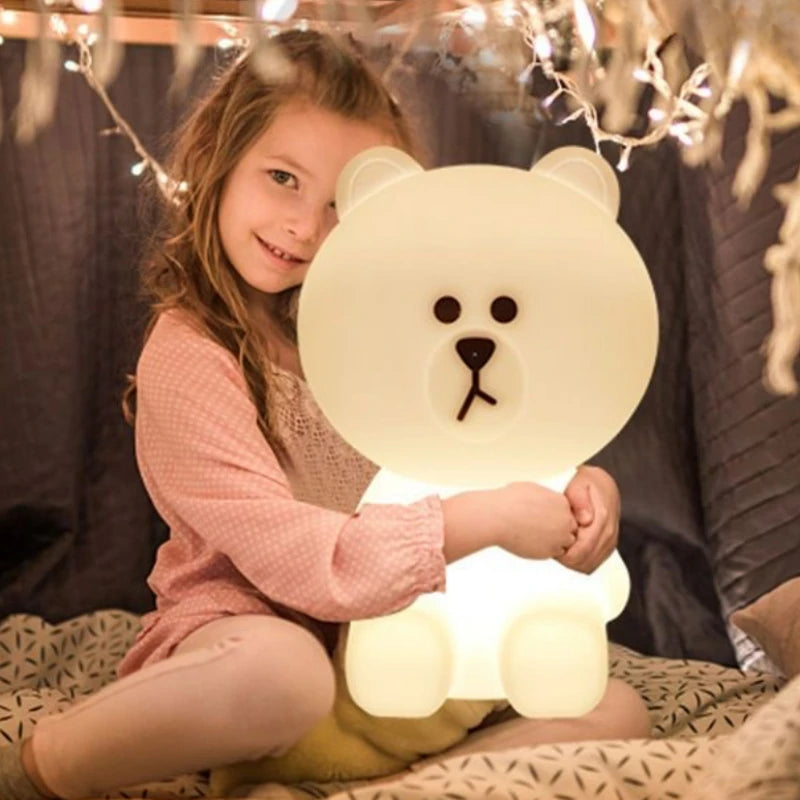 Huggable Bear Nightlight – Soft Glow for Cozy Evenings