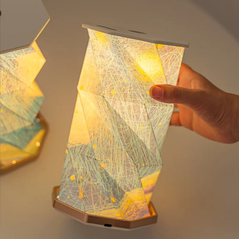 Origami Folding Paper Lamp