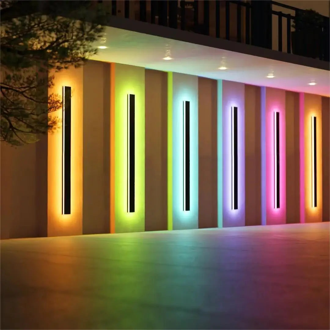 Luminous RGB Outdoor Wall Light
