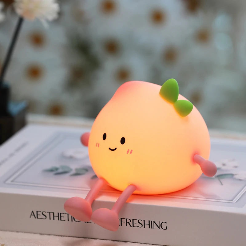 Peach Silicone Nightlight