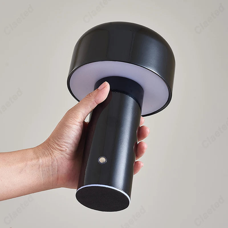 Portable Stylish Mushroom Lamp – USB Rechargeable & Touch Control
