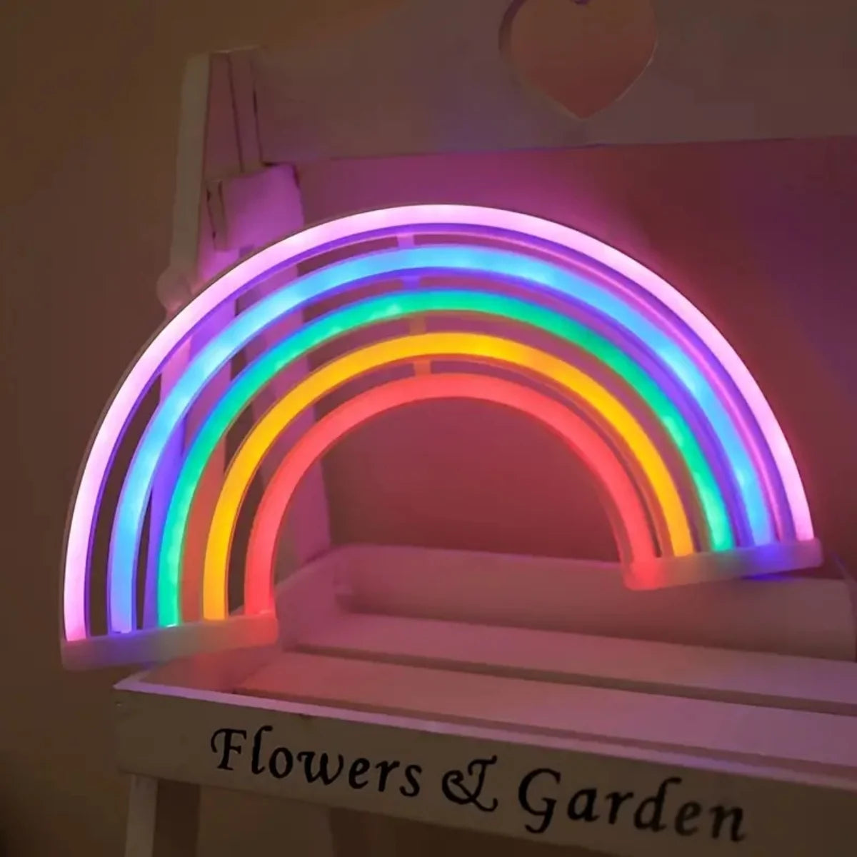 1PC 30CM 11 Neon Wall Light Color-Changing close-up product view, in RGB