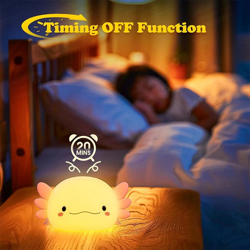 Axolotl Silicone Nightlight