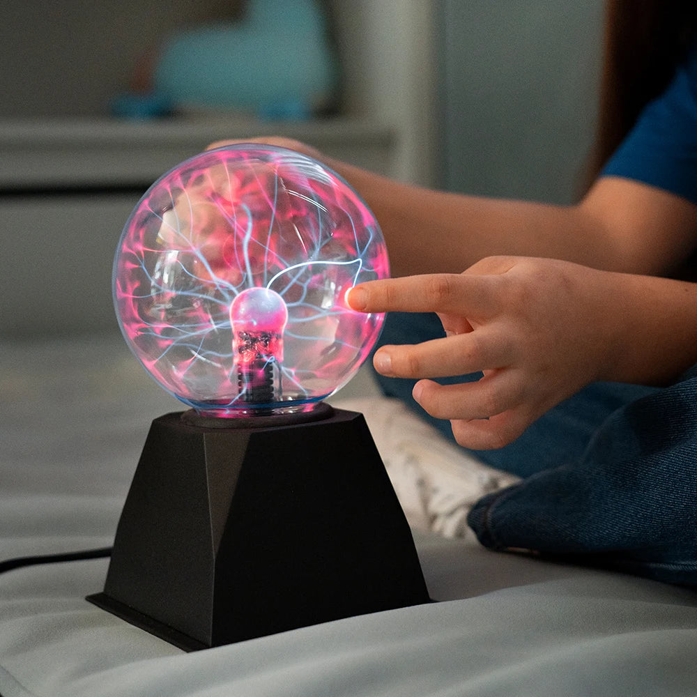 Magic Crystal Plasma Ball Lamp – LED Novelty Night Light in 3–8 Inch Sizes