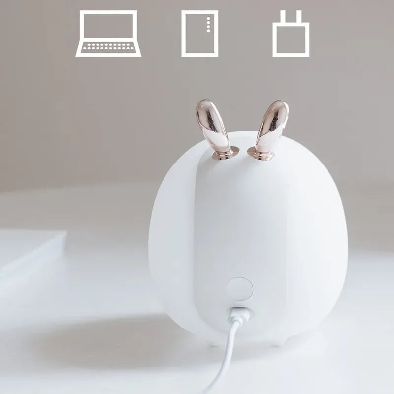 Soft Glow Animal Nightlight – Deer & Rabbit Designs