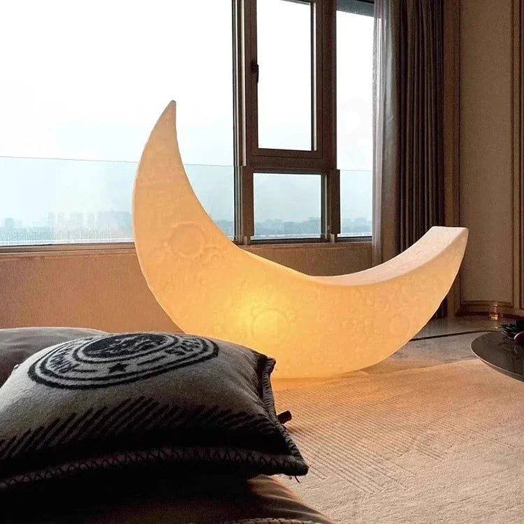 Crescent Moon Floor Lamp