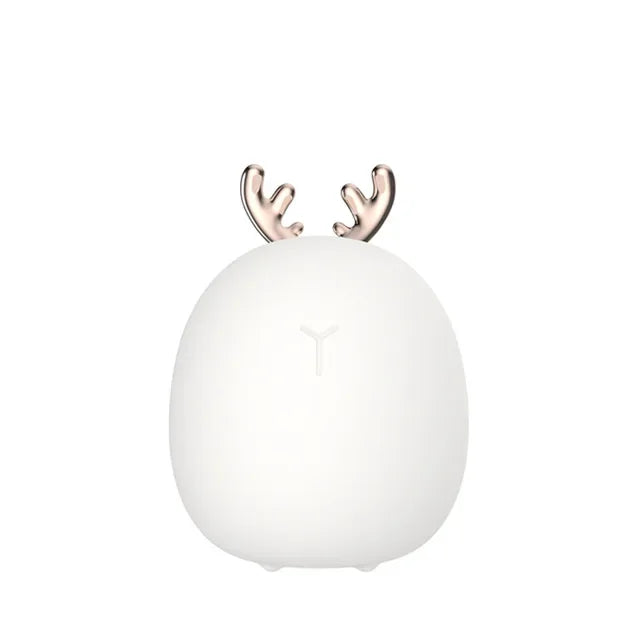 Soft Glow Animal Nightlight – Deer & Rabbit Designs