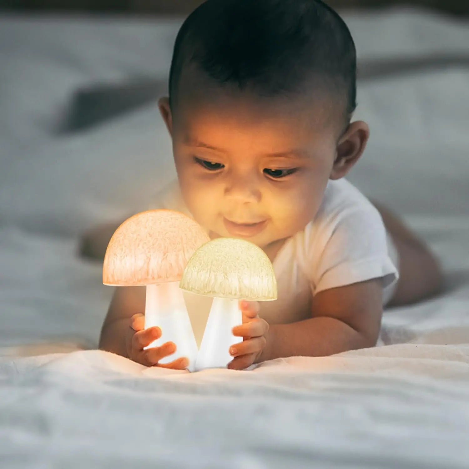 RGB Mushroom Night Light – Remote-Controlled LED Table Lamp