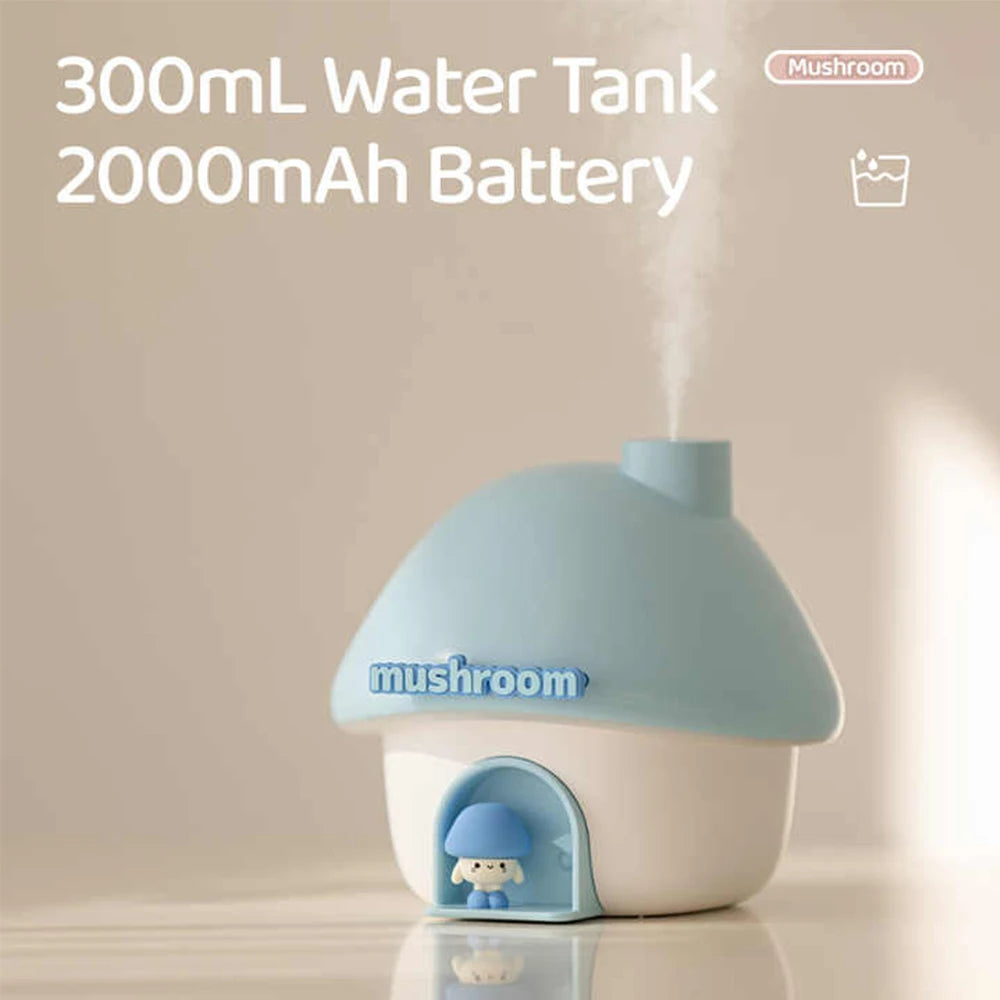 Mushroom House Humidifier Nightlight – Functional and Aesthetic