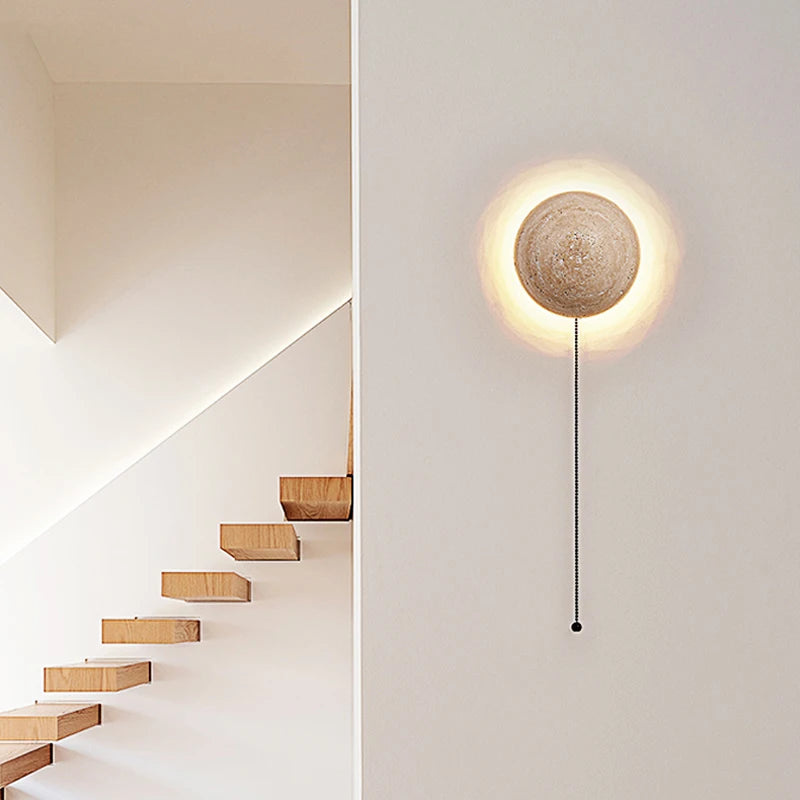 Novelty Animal Dimmable stone wall light for soft bedroom ambience