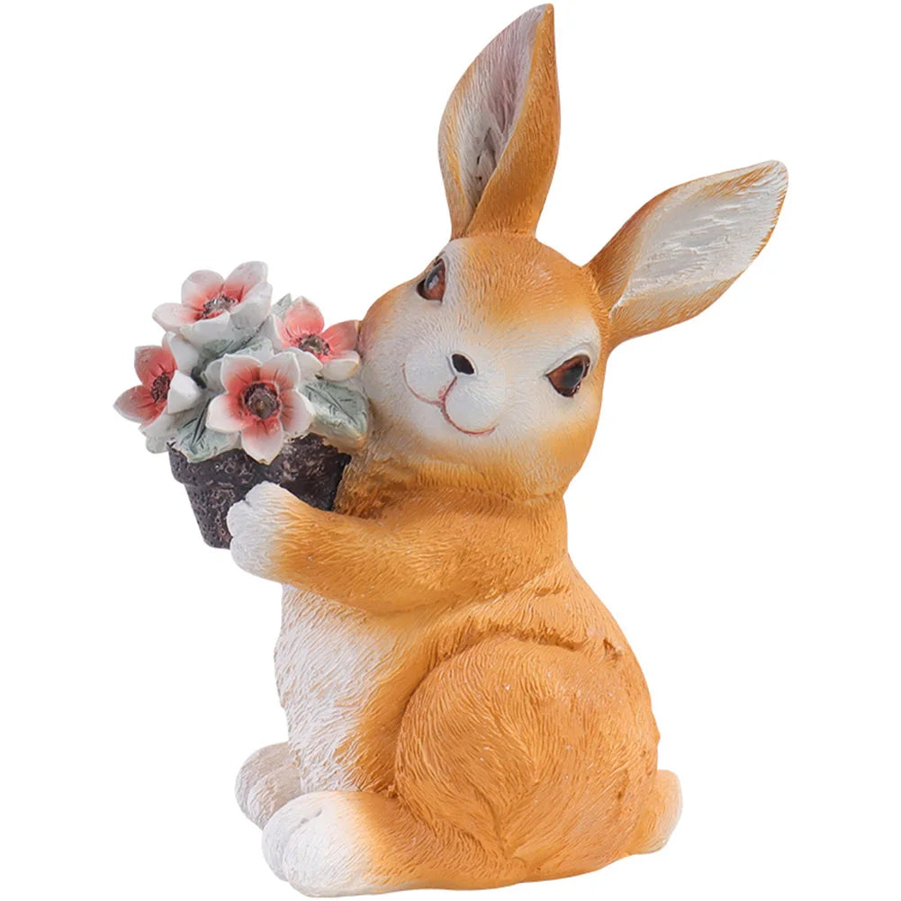 Garden Glow Solar Rabbit