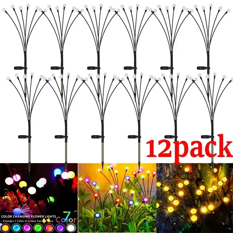 Solar Starburst Firefly Outdoor Garden Light for outdoor garden lighting