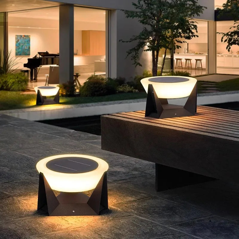 Lantern Decorative Lantern Solar shown as soft ambient home lighting