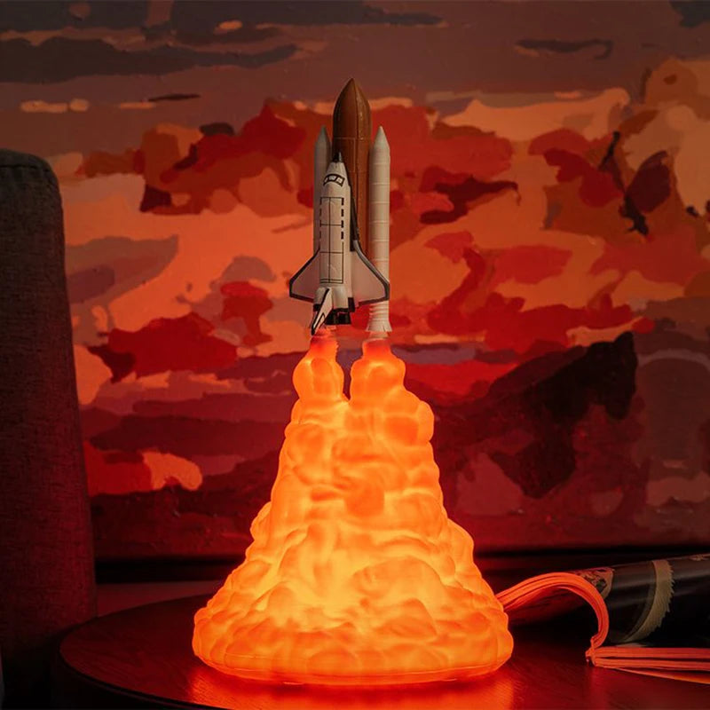 Rocket Launch Night Lamp