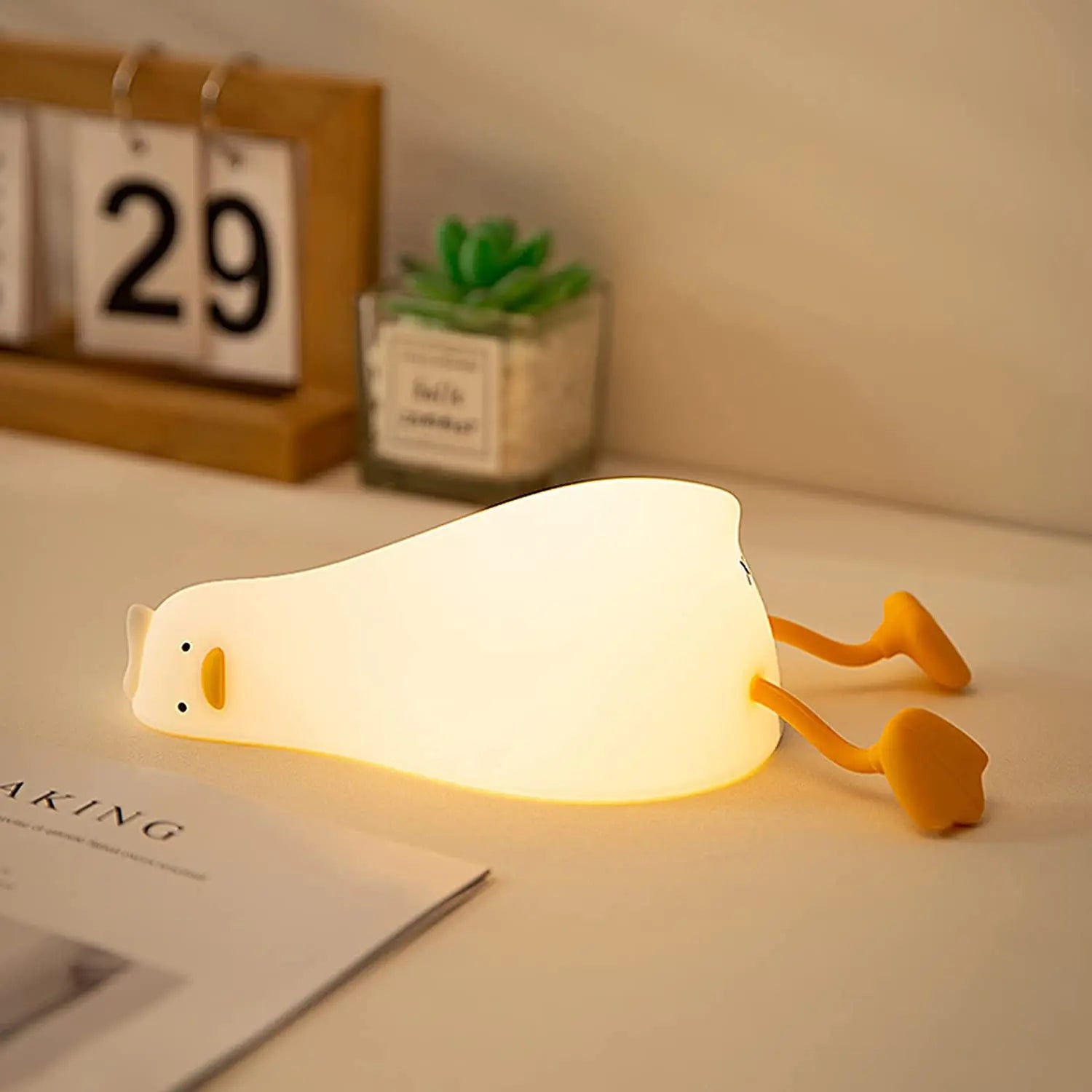 Cozy Duck Silicone Night Light