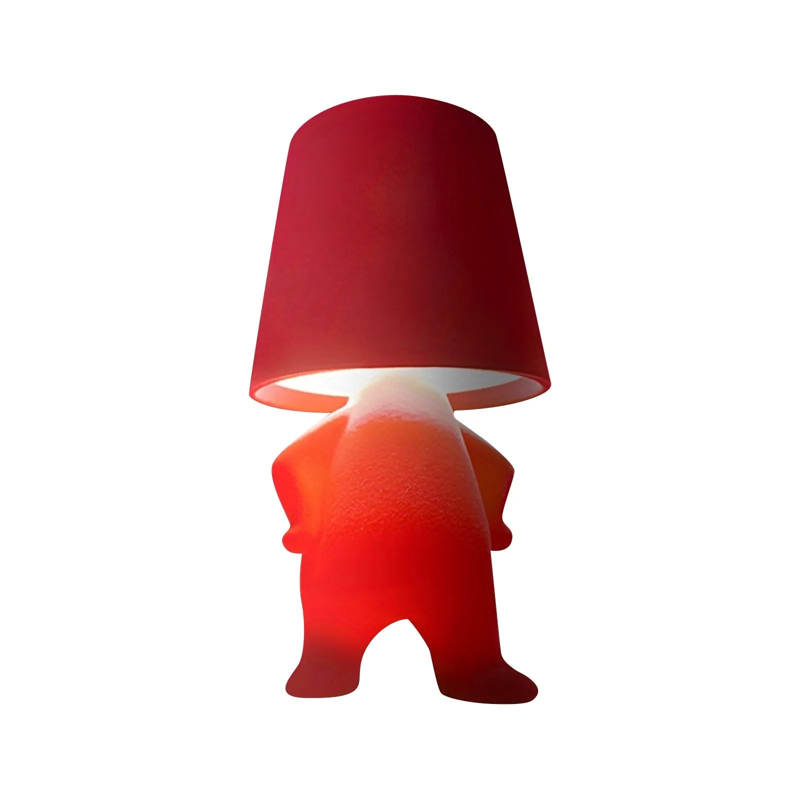 Flocked Figurine Touch Lamp