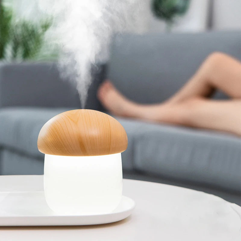 Mushroom-Shaped Humidifier with Nightlight