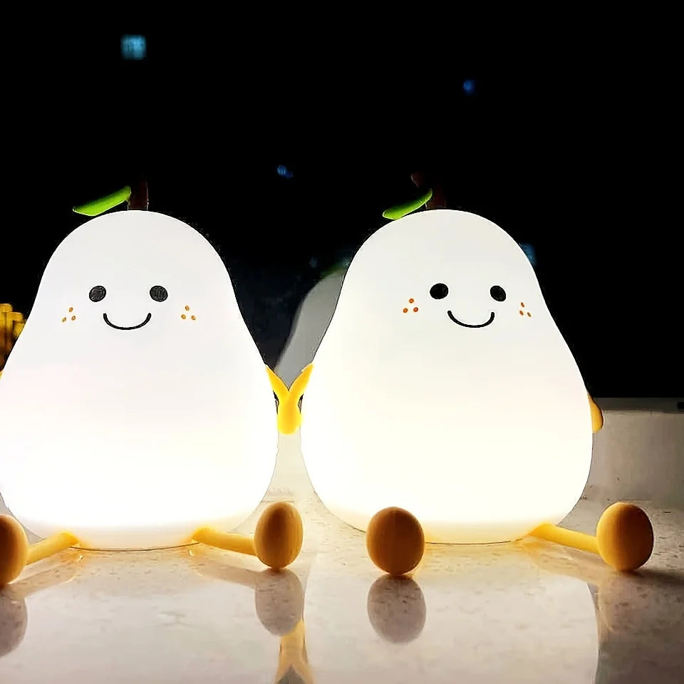 GlowPear RGB Silicone Night Light