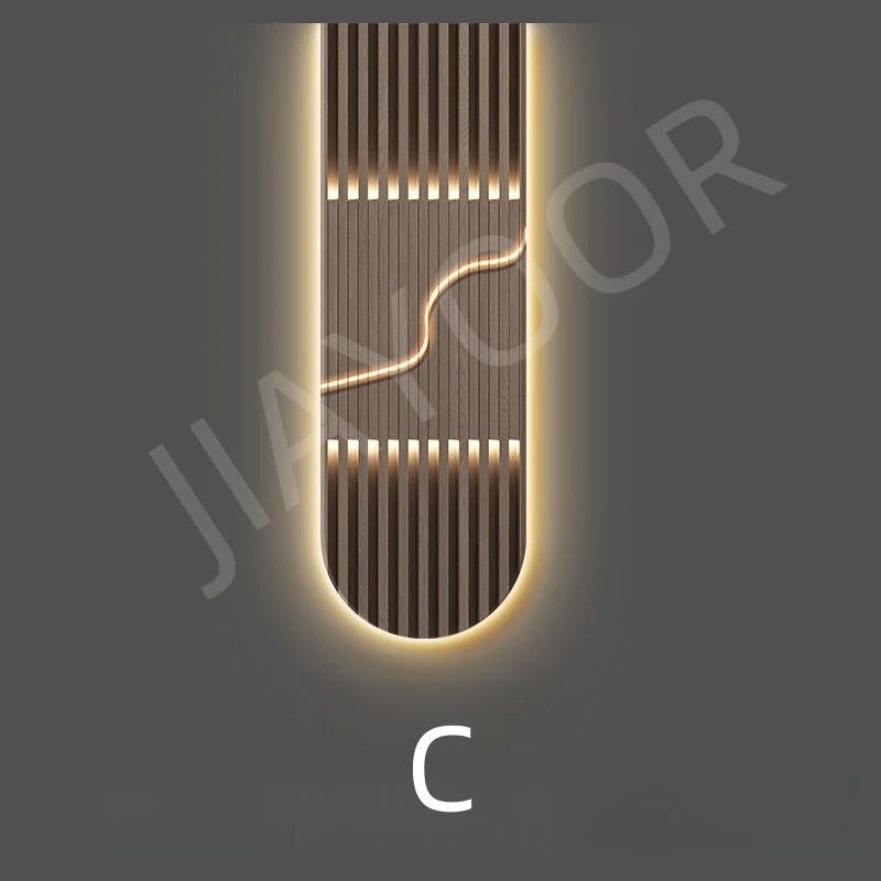 Abstract Mural Luxury Wall Light Dimmable lifestyle product view