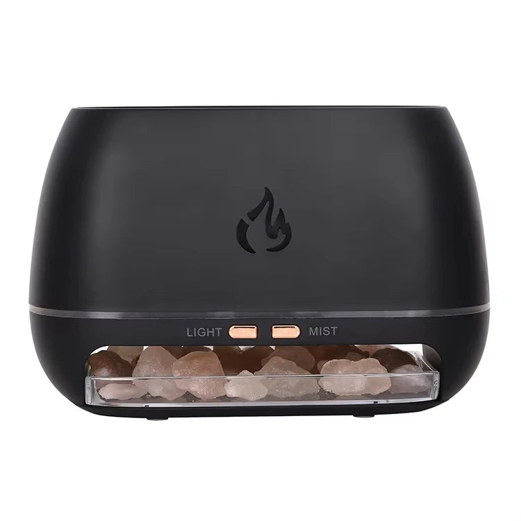 Stone Wood Humidifier Night Light lifestyle product view