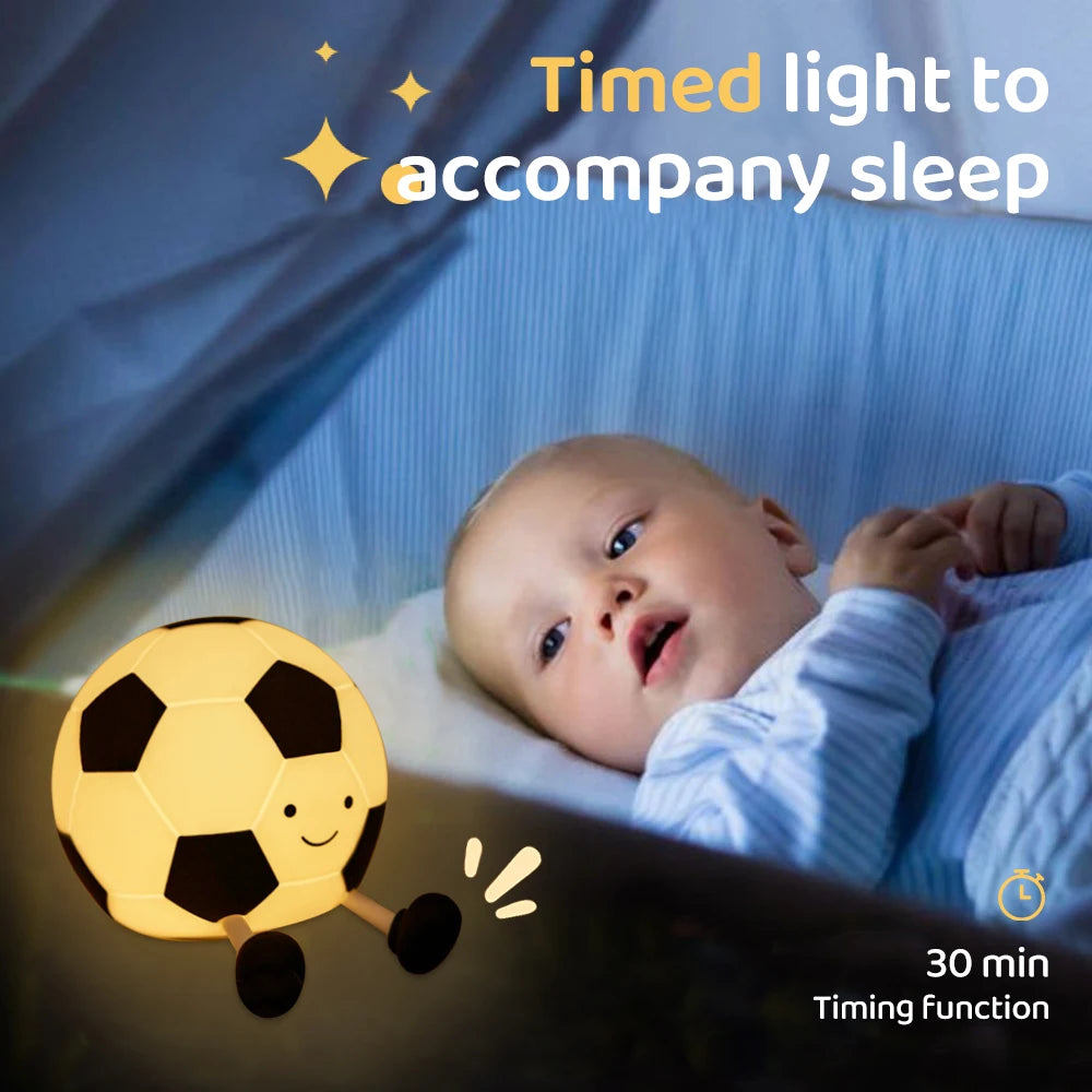 SoccerGlow Silicone Night Light