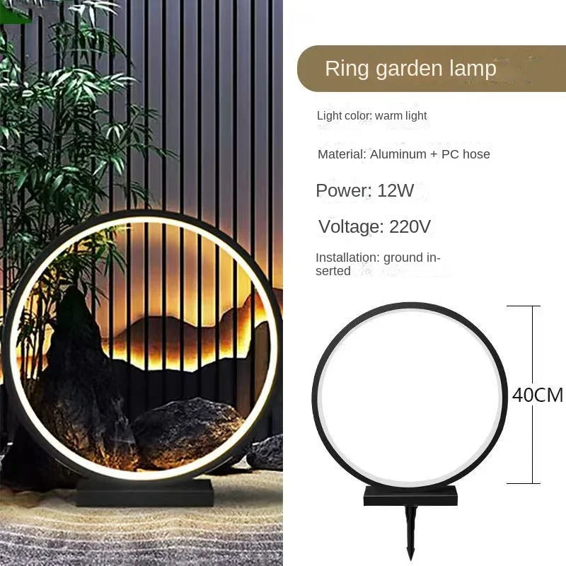 Lunar Halo Outdoor Lamp