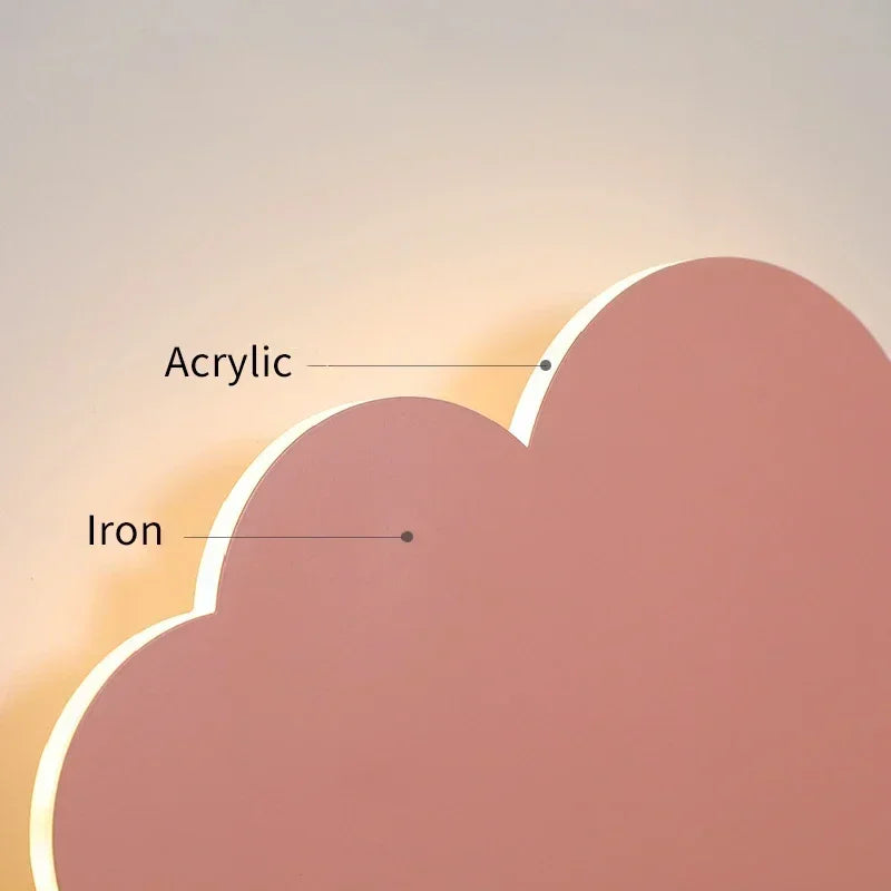 Cloud Wall Light Touch Control decorative lighting detail