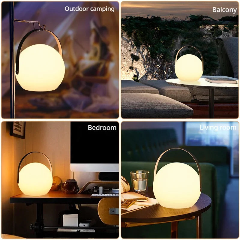 LUMINA GLOW – Portable Ambient Night Lamp with RGB Dimming