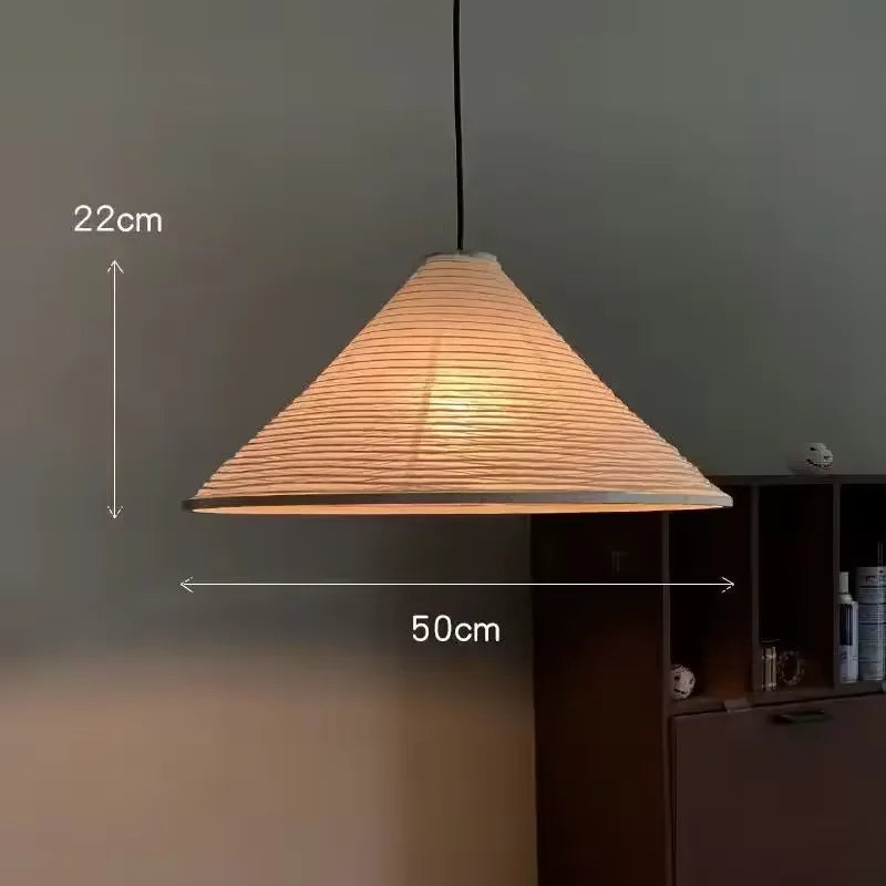 Noguchi Pendant Janpanese Ceiling Light close-up product view