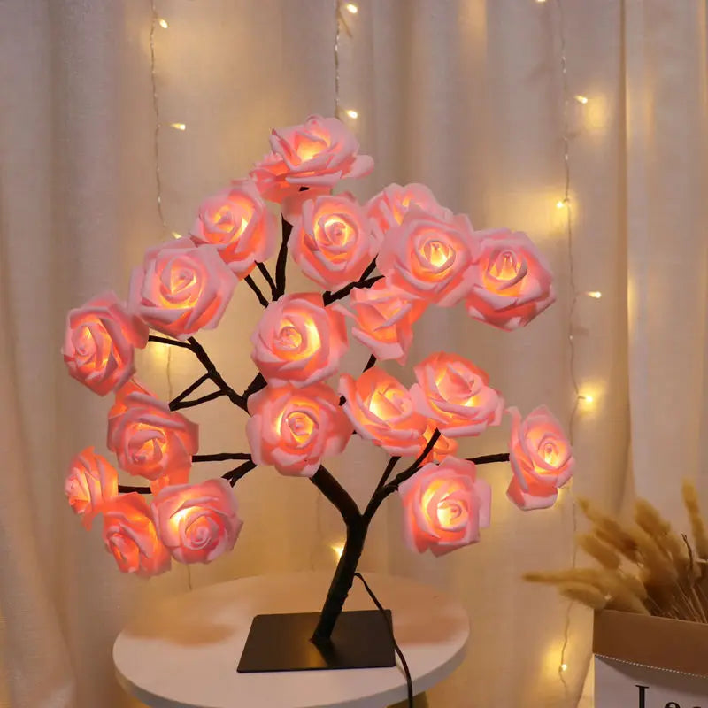 Blossoming Rose Tree Lamp