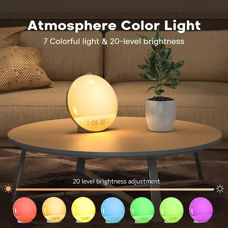 LUMINA RISE – Smart Sunrise Alarm & Ambient Glow Clock