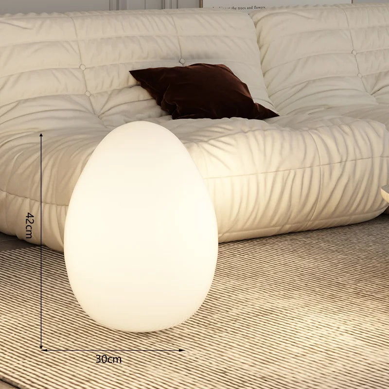 Novelty Animal Dimmable egg floor lamp for warm floor lighting