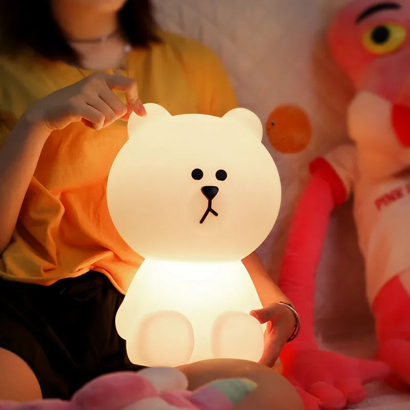 Huggable Bear Nightlight – Soft Glow for Cozy Evenings