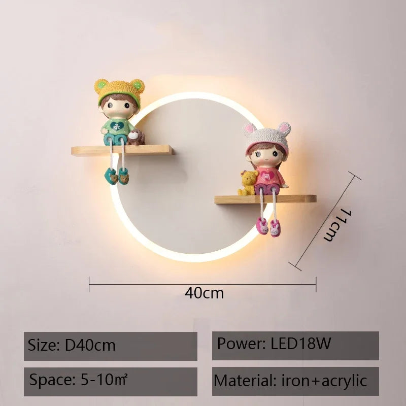 Unicorn Wall Light for nursery or kids room decor