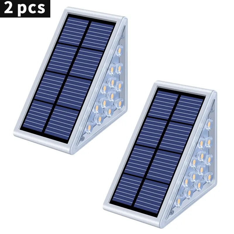 Solar-Powered Outdoor Stair Lights