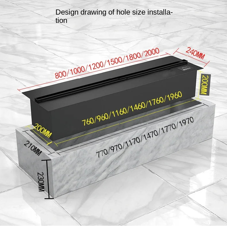 Smart 3D Water Vapor Flame Bar