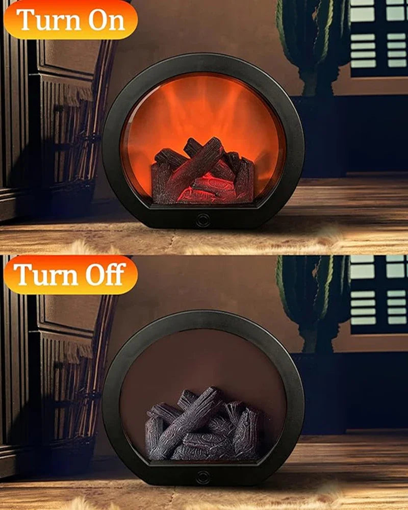 Mini USB Fireplace Lamp