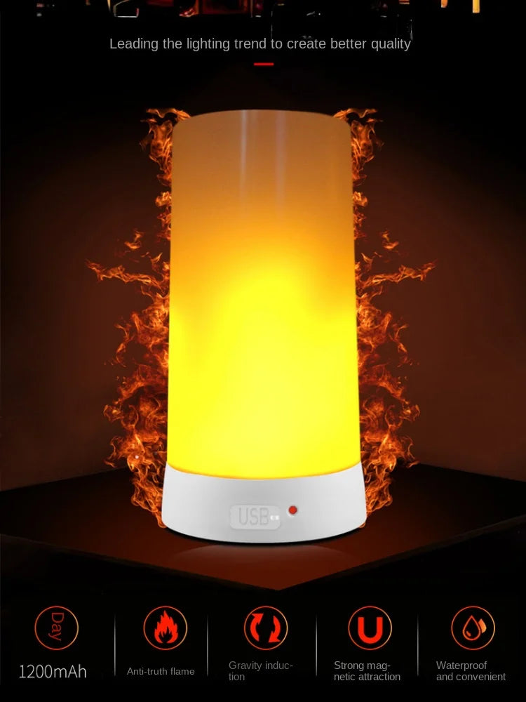 Flame Effect Flickering LED Candle Light USB Remote Control decorative lighting detail