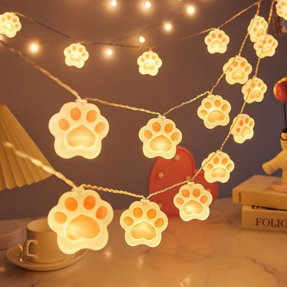 Cat Paw String Lights