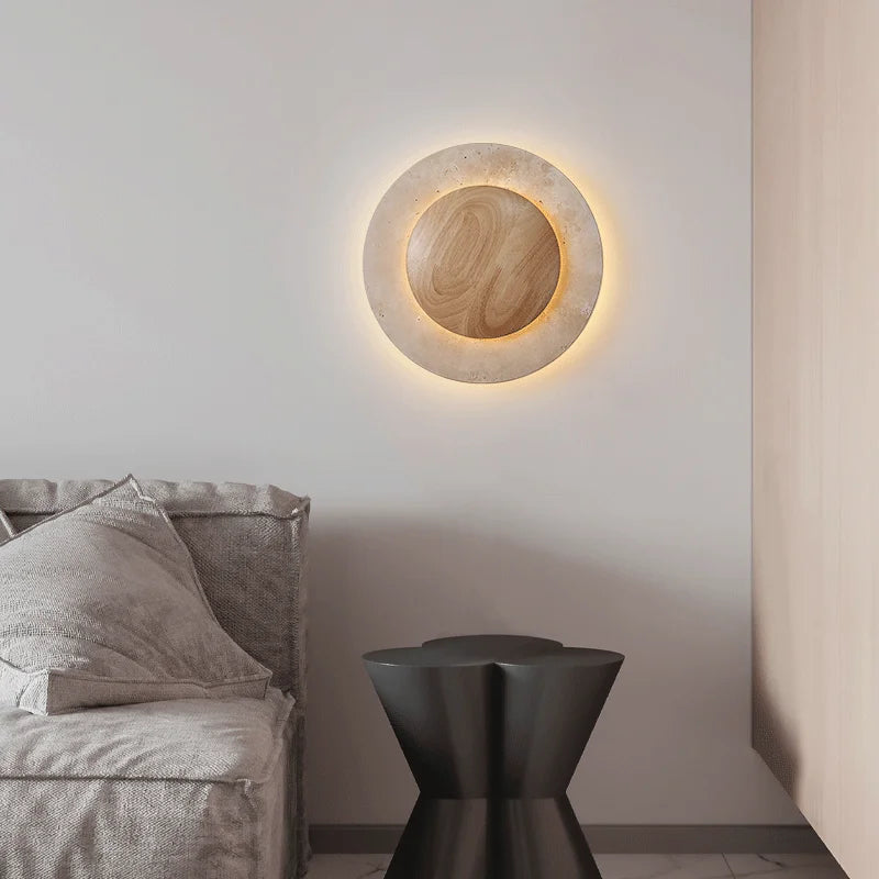 Solara Travertine Wall Sconce
