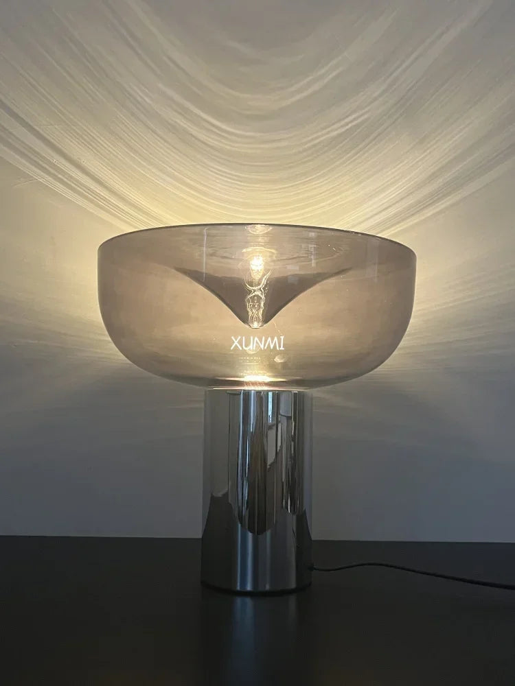 Nordic Radar Design Bedside Table Lamp – LED Touch Dimmer Light Luxury Modern Desk Lamp