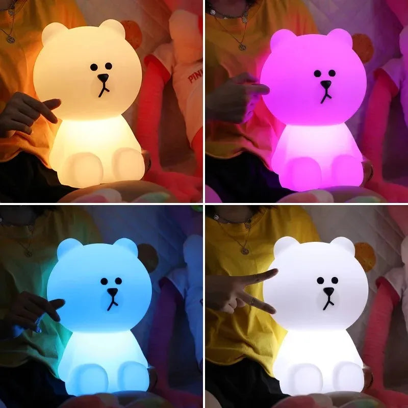 Huggable Bear Nightlight – Soft Glow for Cozy Evenings