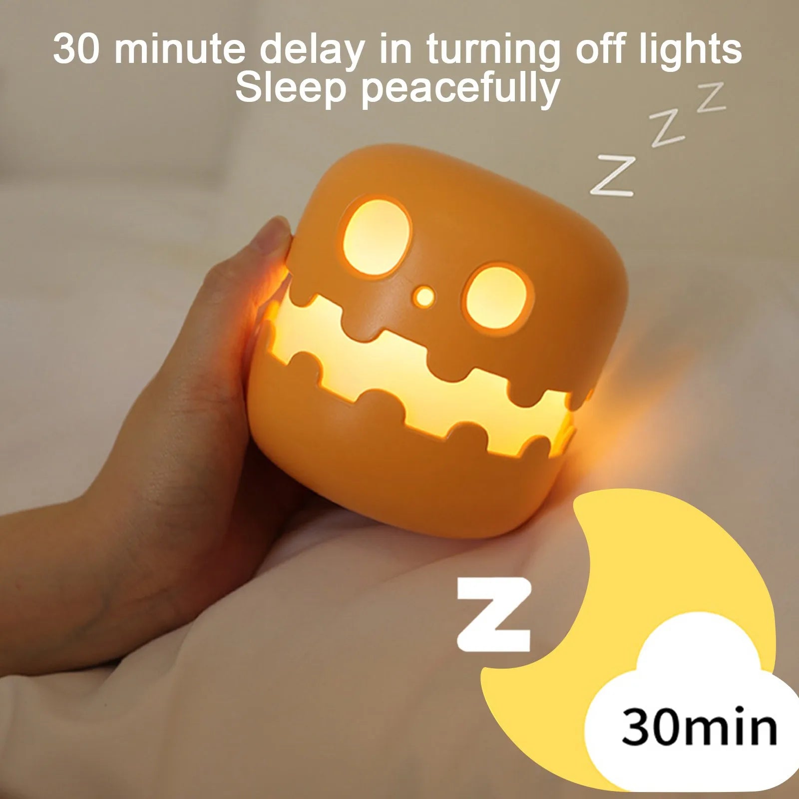 SpookyGlow Jack-O-Lantern Nightlight