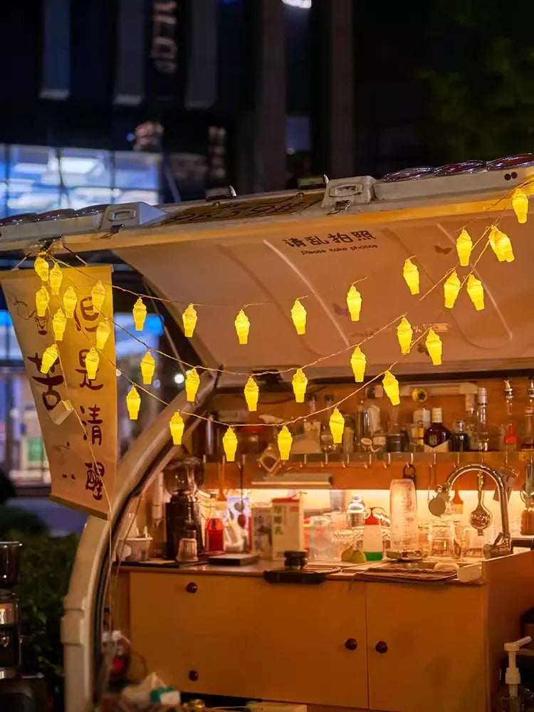 Ice Cream Cone String Lights